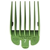 Wahl Professional Color Coded Comb Attachment #3145-1403 - Green #7 - 7/8' (22 mm) - Great for...