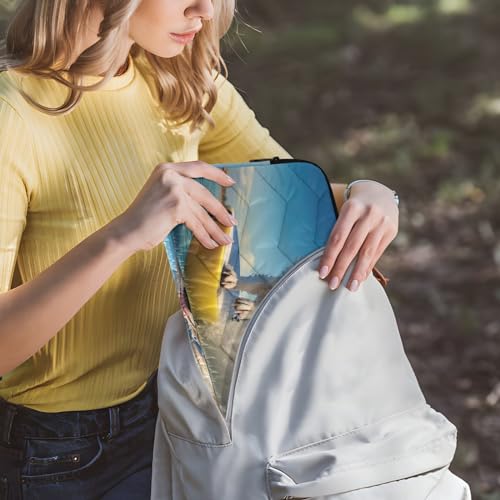 Funda para portátil 13-14 pulgadas impermeable con diseño de perro miniatura 6