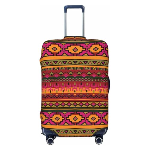 Mexican Folk Art Boho Print Luggage Suitcase Covers Elastic Washable Luggage Protector Luggage Covers For Suitcase