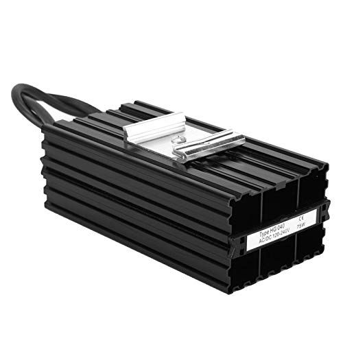 Akozon Heizelement Schaltschrankheizung, HG040-75W 120-240V Aluminium Konstante Temperatur Schaltschrankheizung Luftheizung Thermostatheizung für Industrieanlagen Aluminum