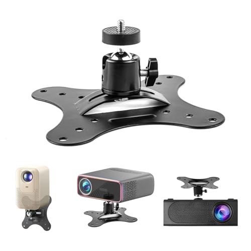 Support Videoprojecteur, Support Projecteur, Support Mural Videoprojecteur Réglable à 360°, Pied Projecteur Convient pour Les Home Cinémas, Les Salles De...