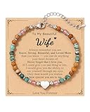 HGDEER Wife Christmas Gift Ideas, Romantic Christmas Valentines Mothers Day Anniversary Birthday Gifts Ideas Bracelet for Wife from Husband, Stocking Stuffers for Wifes 2025