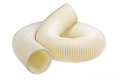 POWERTEC 70253 Anti-Static Dust Collection Hose (4 Inch x 20 Foot) | Flexible Clear Vue PVC Hose