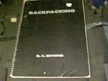 Hardcover 1970 Backpacking by R.C. Rethmel s21b Book