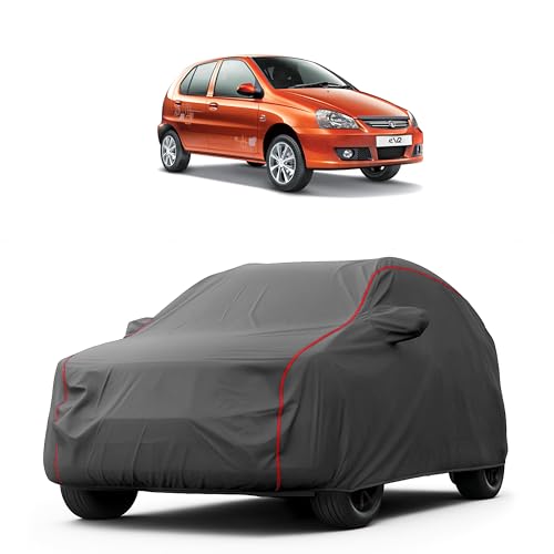 Image of Heavy-Duty Car Cover for Compatible with Tata Indica (1998 to 2025 All Models) Deluxe Car Protection Cover - Waterproof & UV-Resistant All-Season Exterior Protection
