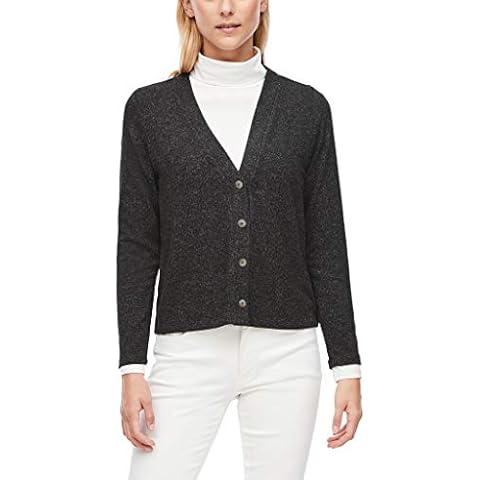 s.Oliver Mottled Button Placket Cardigan Cover