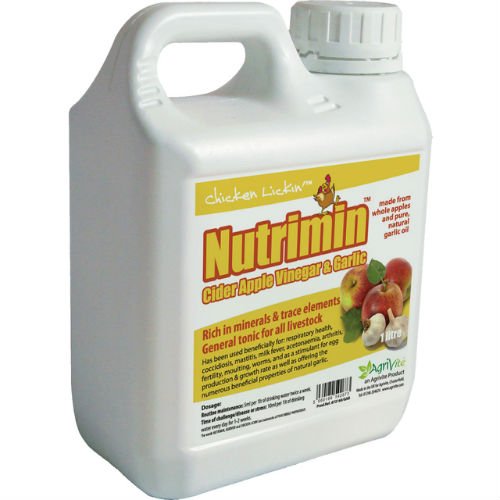 AgriVite, Chicken Lickin, Nutrimin Cider Apple Vinegar & Garlic 1l
