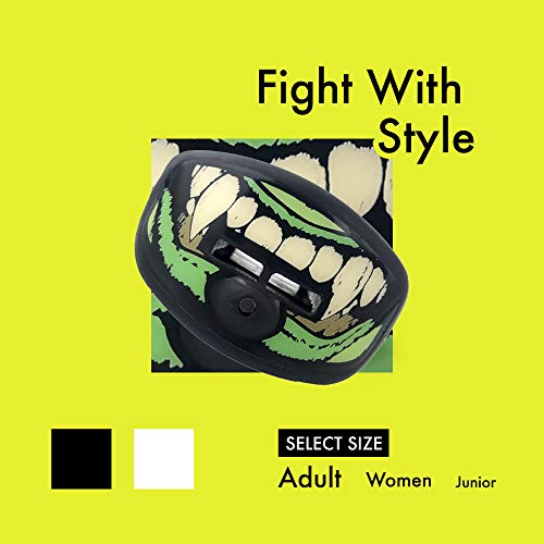 Damage Control Pacifier Mouthpiece, Mouth Piece For Sports, Football Mouthpiece With Helmet Strap, Protects Interior And Exterior Of Mouth, Allows Airflow, No Boiling (Monster) #TOP5