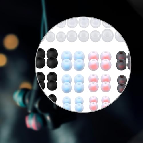 Puntas de silicona para auriculares cómodo pack de 36 miniatura 4