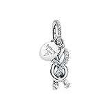 ZURWTCH Famliy Forever And Always Infinity Charm Fit Women Bracelet Necklaces Fashion Gifts 925 Sterling Silver DIY Jewelry (Pavé Infinity Knot Dangle Charm 1129)
