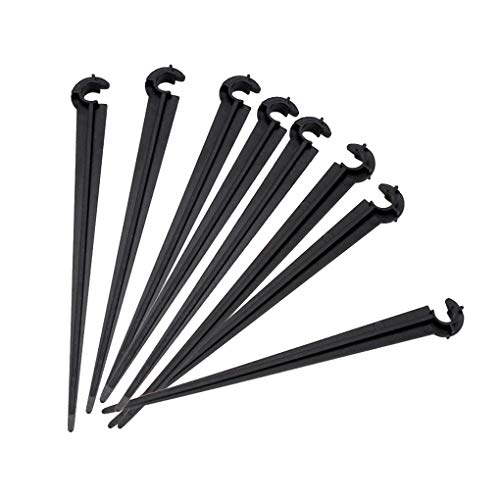 100 Stuks Irrigatie Drip Ondersteuning Stakes 4 / 7mm Tubing Slang