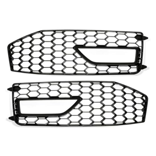 Grilles de feux antibrouillard pour Audi A4 B8.5 style nid d'abeille RS4