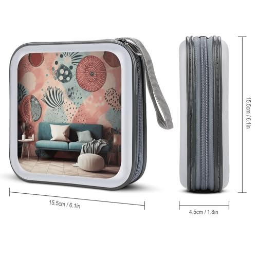 Boîtier CD antichoc rigide 40 DVD avec feuillets de protection