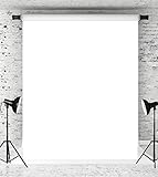 Kate 5x7ft Solid White Backdrop for Photography White Photo Studio Background