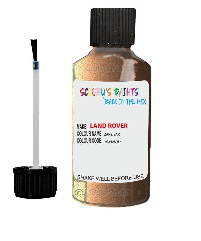 SCOOBYS PAINTS BACK IN THE MIX Touch Up Paint For Land Rover Zanzibar 872 Metallic
