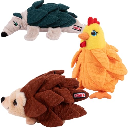 KONG Layerz Forage Dog Toy – Plush Puzzle Toy with...