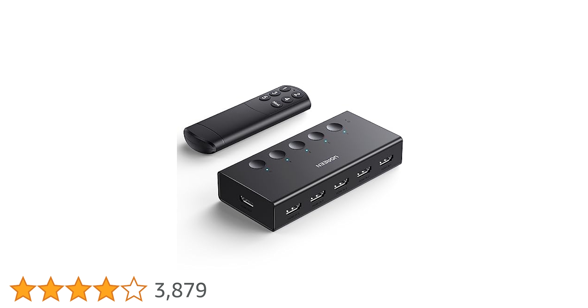 Amazon.co.jp: UGREEN HDMI 切り替え器 5入力1出力 4K@60Hz HDMI