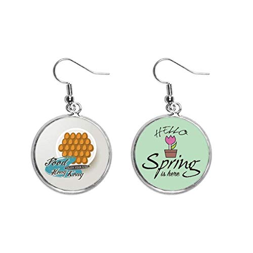 Pendientes de huevo puff joyería colgante de Hong Kong China