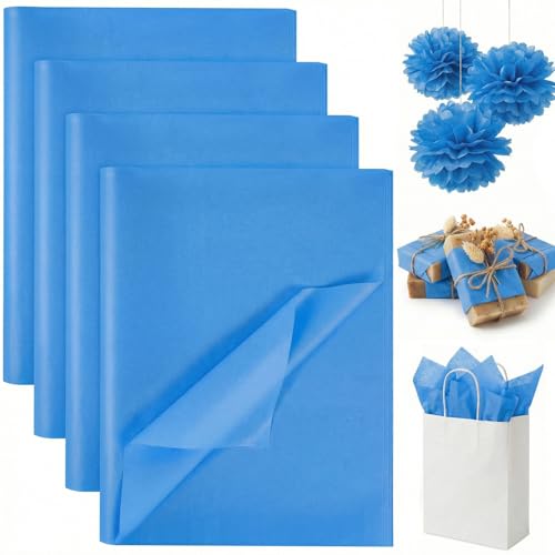 Image of Koogel 330 Sheets Blue Tissue Paper, 14 X 10 inches