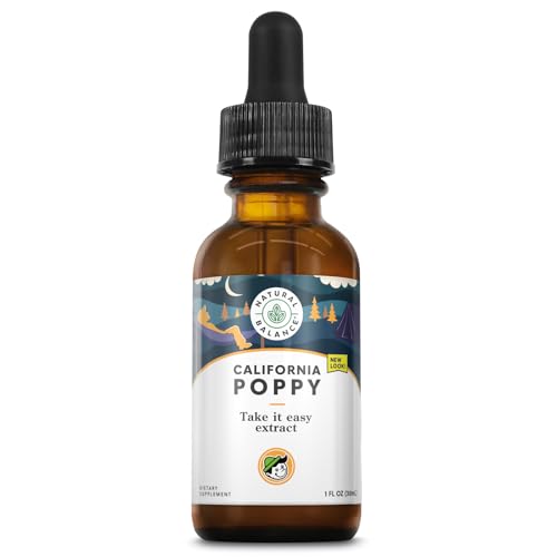 Natural Balance California Poppy Extract Herbal Supplement | 1oz Natural Balance California Poppy Extract Herbal Supplement | 1oz