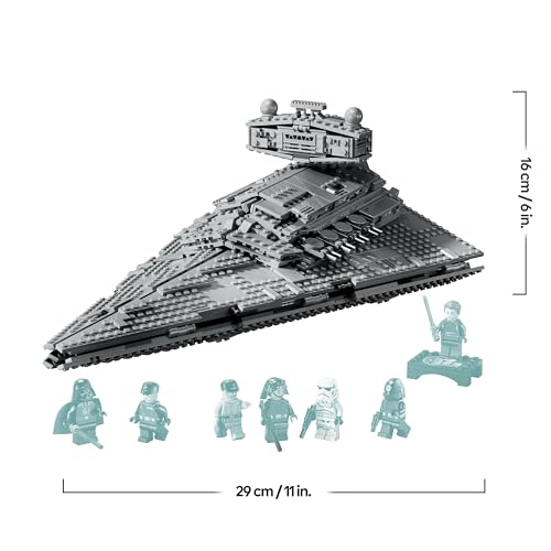 LEGO Star Wars 75394 Imperial Star Destroyer - Starship Building Toy with a Detailed Interior and 7 Minifigures incl. Darth Vader - Birthday Gift for 10+ Year Old Boys and Adult A New Hope Fans - Image 3