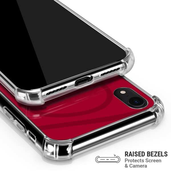 Skinit Clear Phone Case Compatible with iPhone XR - Officially Licensed NFL Tampa Bay Buccaneers Double Vision Design