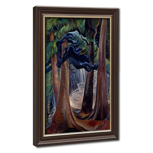 Impression sur toile Among The Firs Emily Carr forêt canadienne