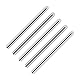 304 Edelstahlstäbe, iMeistek 5mm x 100mm Edelstahl Solide Rundstab für RC Modellautos, Garten Dekoration, DIY Handwerk (5 Stück)
