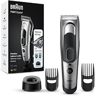 Braun HC 5090 Maszynka do Strzyżenia Włosów, Srebrny/Czarny