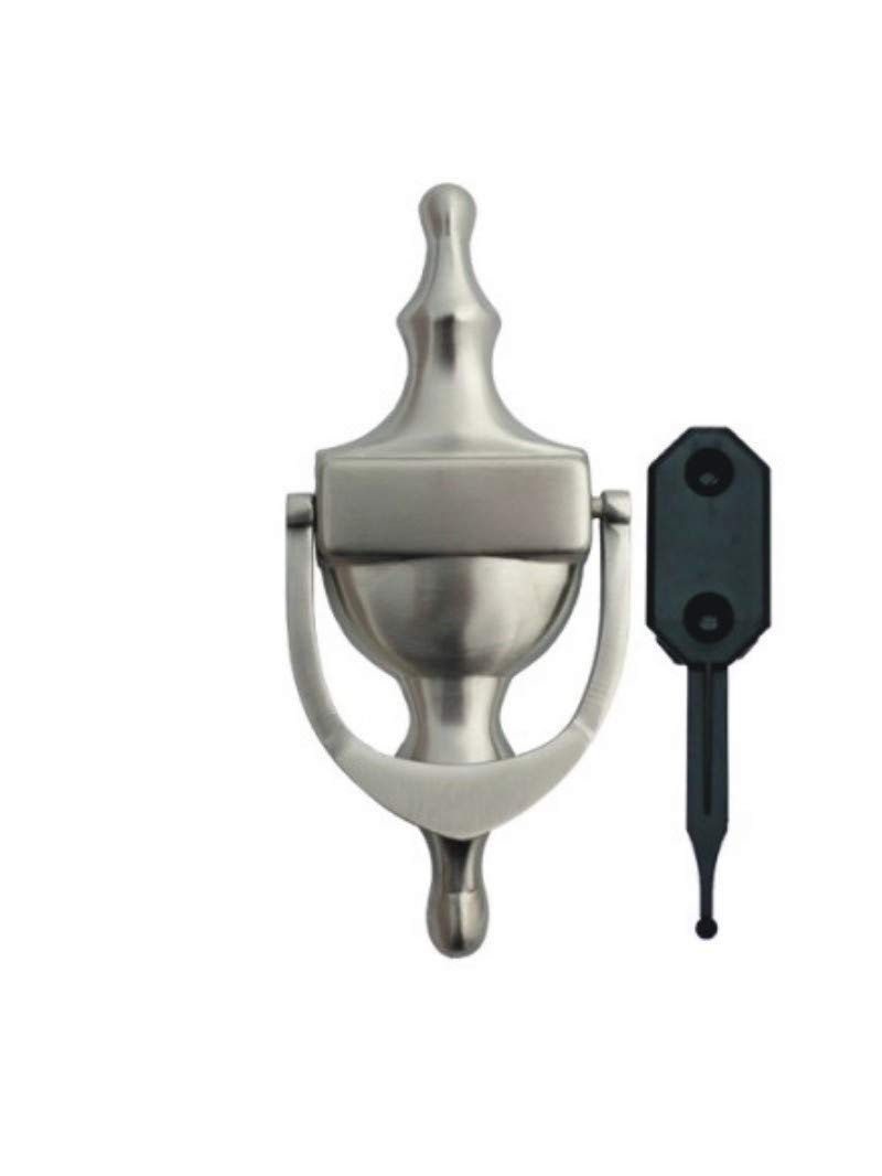 UAP 6 Inch Victorian Urn Door Knocker Concealed Fix in Satin Chrome (Face Fixed)