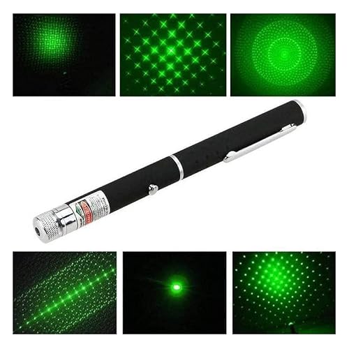 Image of URBAN THREADS Unique Powerful Green Laser Light Pen | Adjustable Cap | Green Laser Pointer | 2000 Mtrs. Laser Light for Kids |
