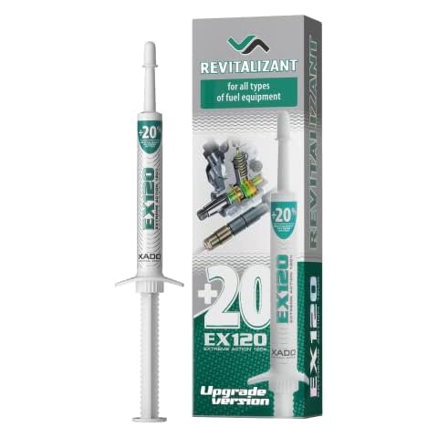 XADO Revitalizant EX120 Fuel Additive Gasoline or Diesel Equipment Additives - Nozzle Injection or Carburetor Systems Restorer (Syringe 8 ml) Cover