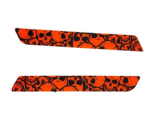 Premium Aftermarket Skulls Saddlebag Inserts en pares para Harley Davidson Touring Models fabricados en USA miniatura 1