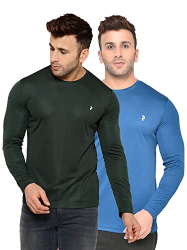 Image of Perfktu Mens Full Sleeve Gym T-Shirt (Pack of 2)