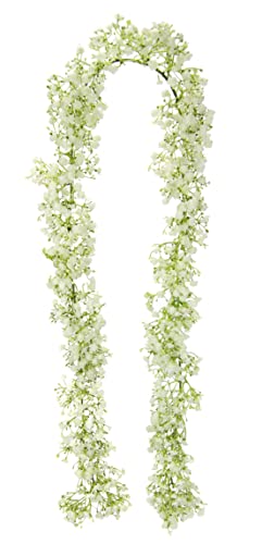 Guirlande artificielle pour choucroute - Décoration de table - Décoration de mariage - Vigne - Guirlande de fleurs fines - Guirlande de fleurs - Décoration de fleurs - Plancherie de fleurs