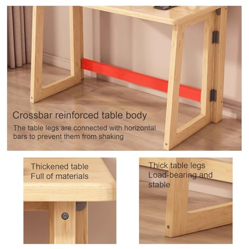 Table de bureau compacte pliable sans aucun assemblage - 6