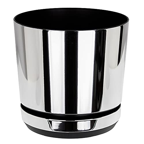 KORAD Mirror flower indoor plant pot with saucer plastic glo