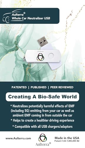 Aulterra Whole Car EMF Neutralizer to Eliminate Harmful Effects of EMF Including 5G