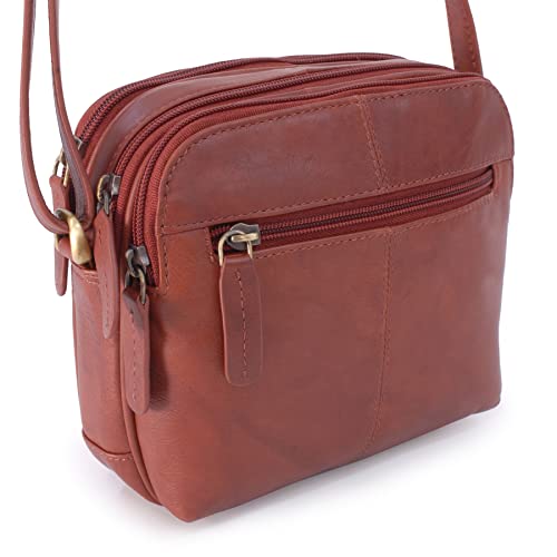 Sac Bandoulière Femme Cuir Petit Sac Léger pour Libérer les Mains avec Style Holly 18939