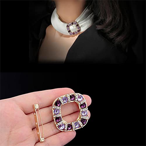 Broche boucle de foulard en soie à double usage pour fixer vos châles - 2