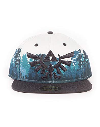 Bioworld - Difuzed Embroidered Hyrule Green Forrest Sublimation Snapback Baseball Cap Casquette, Multicolore (Multicolore Multicolore), Fabricant: Taille Unique Mixte Cover