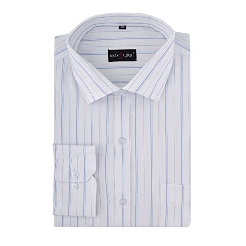 Image of Men's Striped Cotton Formal Shirt
