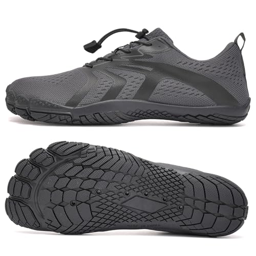 Image of WateLves Water Shoes Men Women Beach Barefoot Aqua Socks Breathable Wide Swim Outdoor Walking Anti Slip Pool Shoes for Hiking Kayaking Diving Surfing