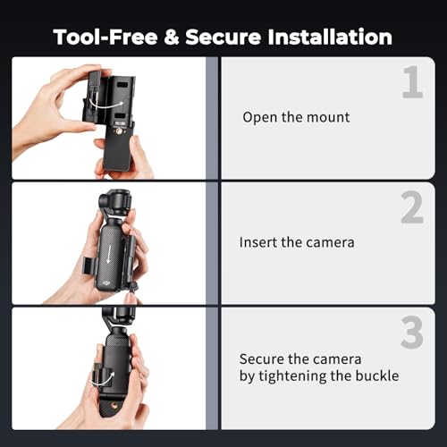 SMALLRIG Magnetic Mount Stand for DJI Osmo Pocket 4/3, 180 Adjustable Holder with Cold Sh - image 6
