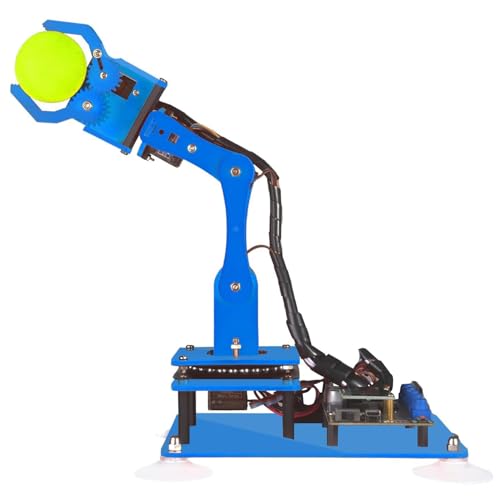 Adeept 5-DOF Robot Jouets 5Axis Bras Robotique Compatible avec Arduino IDE Programmable DIY Codage Stem Kits avec Écran OLED Code et PDF Robots pour Adultes Enfants...