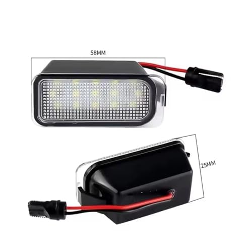 Luces para matrícula de automóvil con acabado preciso para modelos C-MAX S-MAX y B-MAX 5