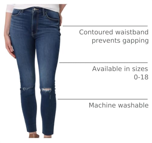 Wrangler womens High Rise Unforgettable Skinny Jeans, Marina, 0 US - image 4