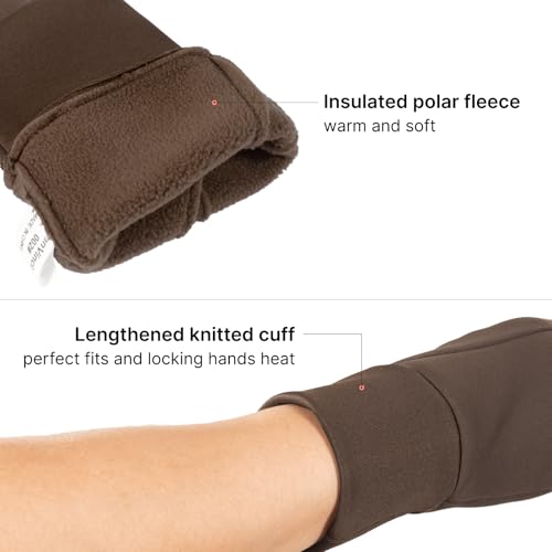 Image of FanVince Winter Gloves Touch Screen Water Resistant Windproof Thermal for Running Cycling Driving Hiking for Men Women