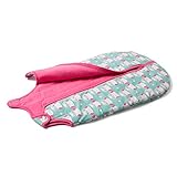 baby deedee Sleeping Sack, Baby Wearable Blanket Sleeping Bag, Sleep Nest Tee, Newborn and Infants, Bashful Owls, Small (0-6 Months)