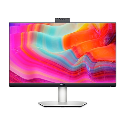 Dell Videokonferenzmonitor,S2722DZ,27 Zoll,2560 x 1440,LED LCD, IPS,4ms, max.120Hz, IR-Kamera, Micro, 350 cd/m², DP, USB-C, HDMI, AMD Free-Sync,3Jahre DELL Austauschservice,Platinum Silver
